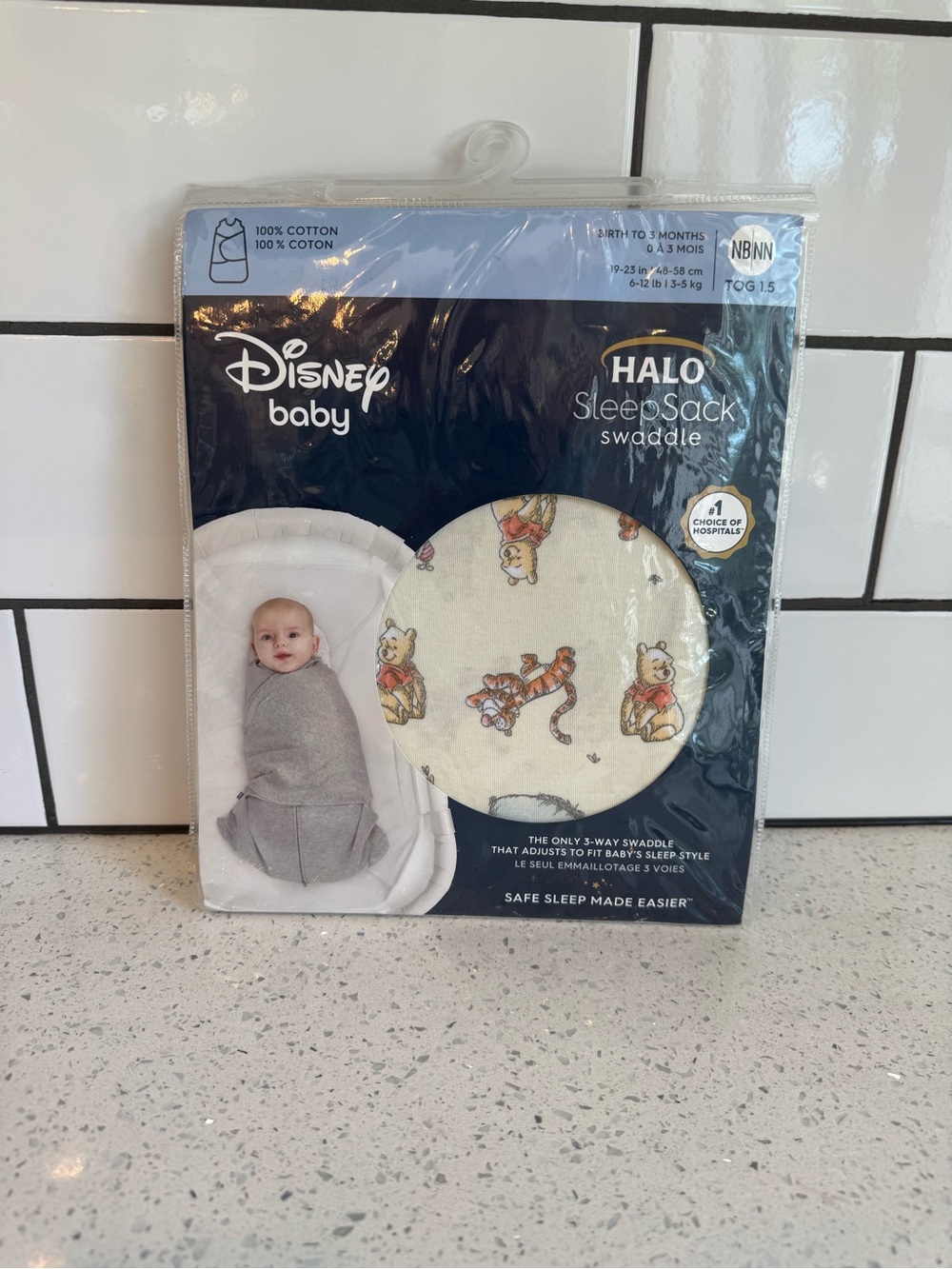 NIP HALO Disney Baby Winnie the Pooh “Winnie Frolic” SleepSack Swaddle
